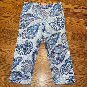 Lilly Pulitzer Original 'Stuffed Shells' Pants Holy Grail Size 10 EUC